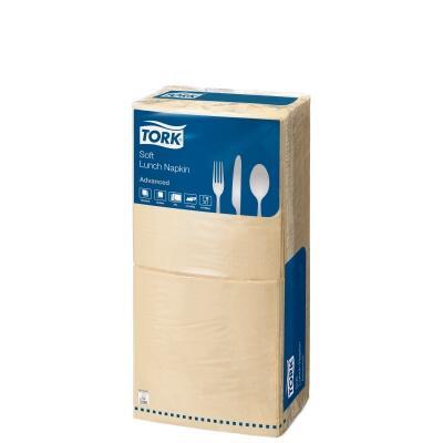 Papírové ubrousky TORK 3vrstvy 33x33cm slonová kost - 150ks