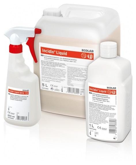 Dezinfekční přípravek na plochy a předměty Incidin Liquid 600ml spray