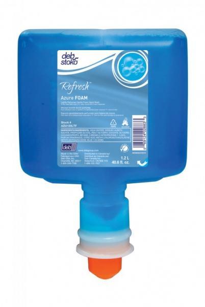 Luxusní pěnové mýdlo DEB Refresh Azure WASH 1,2l - 1ks