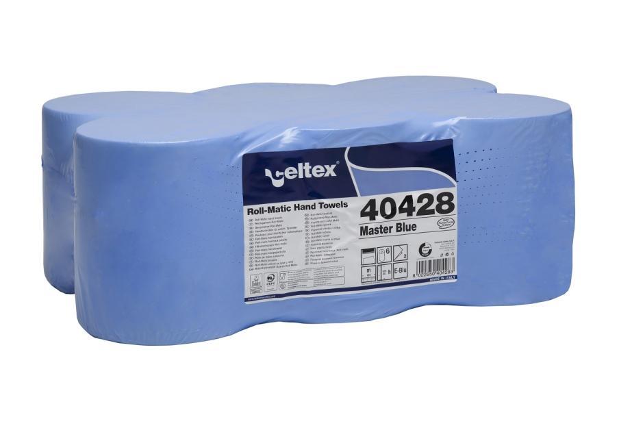 Papírové ručníky v Matic roli CELTEX Master Blue 140 modrá - 6ks