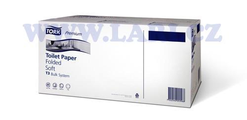 Toaletní papír skládaný TORK PREMIUM 2vrstvy T3 - 1krt