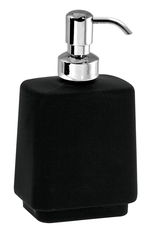 Dávkovač tekutého mýdla na postavení Metalia černý 40ml
