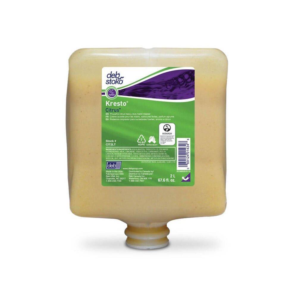 Tekutá abrazivní gelová pasta na ruce Kresto Citrus 2l
