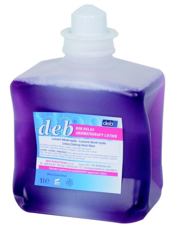 Luxusní pěnové mýdlo DEB RELAX FOAM WASH 1l - 1ks