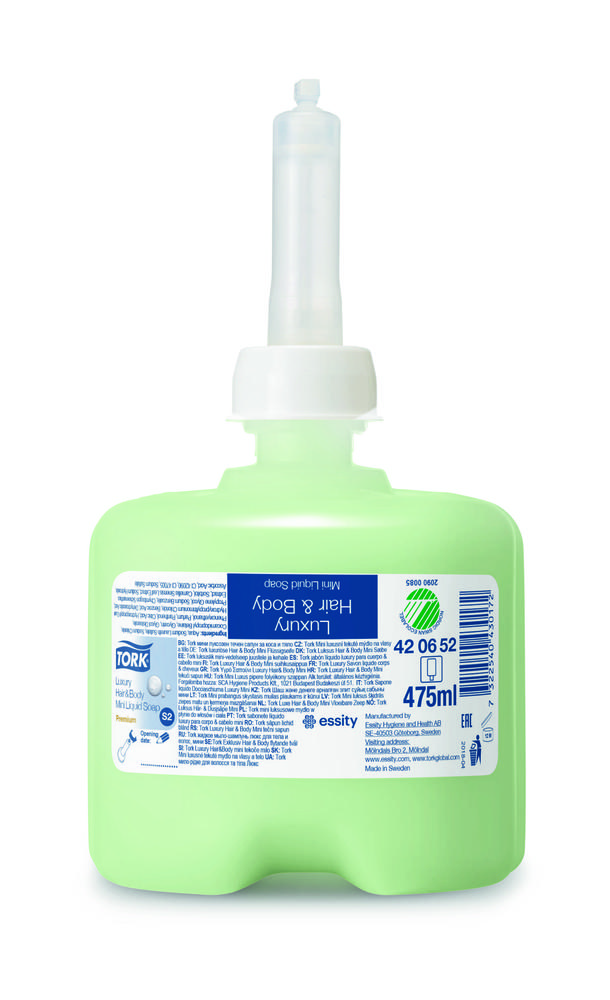 Tekuté mýdlo na tělo a vlasy TORK MEVON PREMIUM luxury 475ml S2