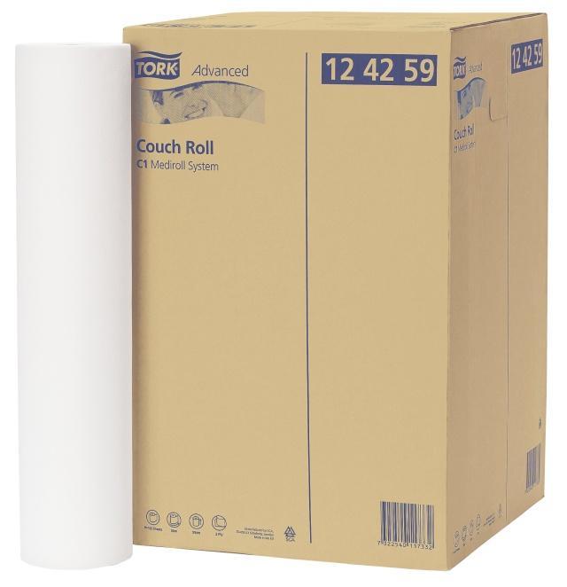 Podložky na vyšetřovací lůžka TORK Advanced šíře 59cm, 2 vrstvy, C1 - 9ks