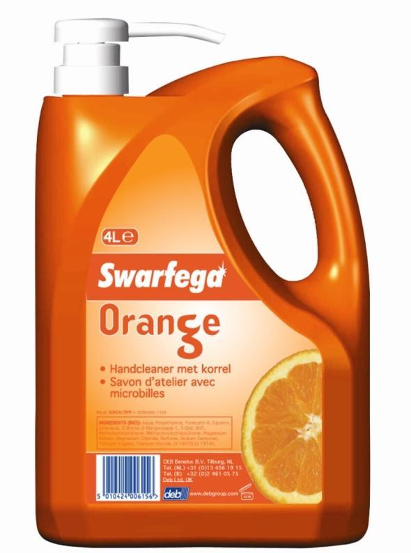 Tekuté mýdlo abrazivní DEB Swarfega Orange 4l s pumpičkou - 1ks