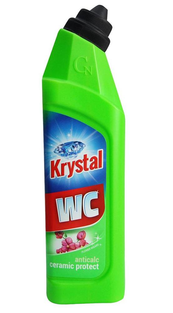 Krystal WC čistič anticalc 750ml zelený