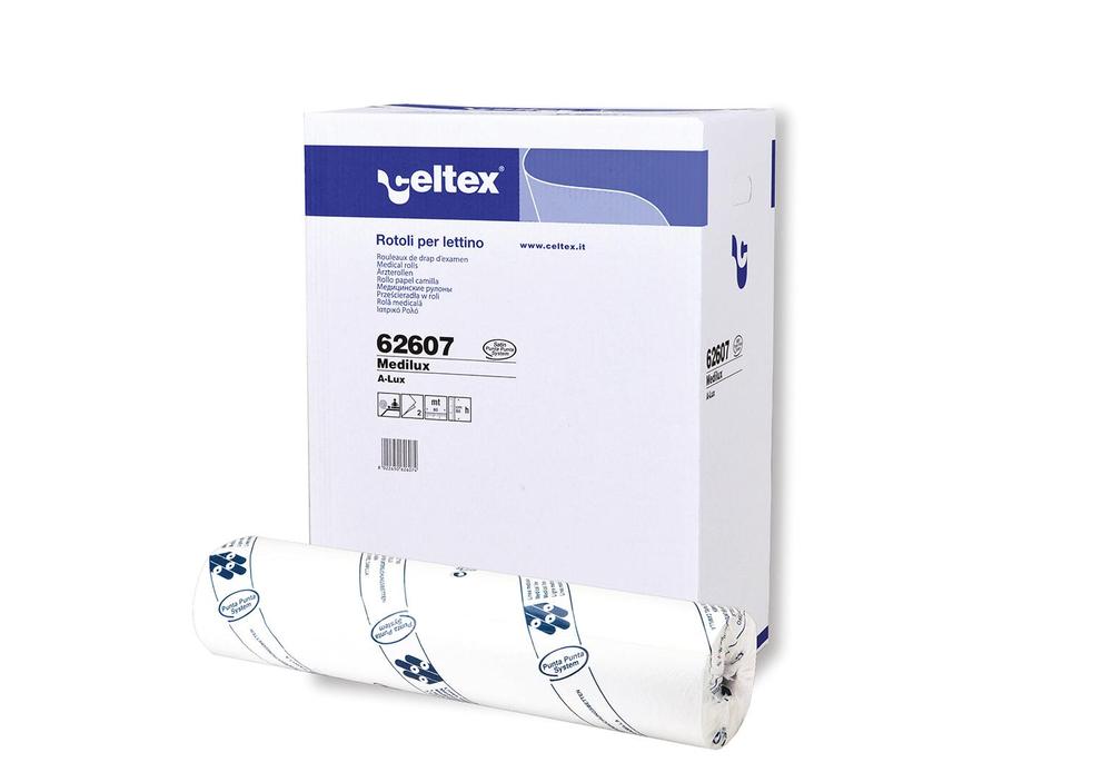 Podložky na vyšetřovací lůžka CELTEX Medical šíře 60cm, 2vrstvy, 80m - 6ks