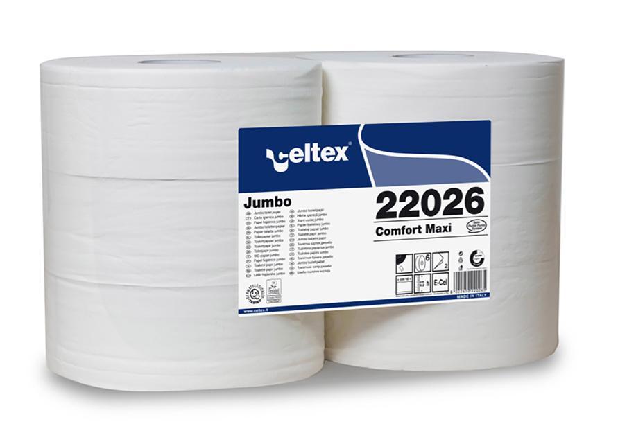 Toaletní papír Jumbo role CELTEX Comfort 2vrstvy - 6ks