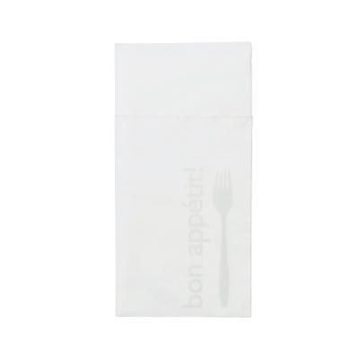 Papírové ubrousky na příbory TORK "Bon Appetit" 3vrstvy bílé - 200ks