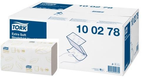 Papírové ručníky skládané TORK PREMIUM bílá TAD H3 - 1krt