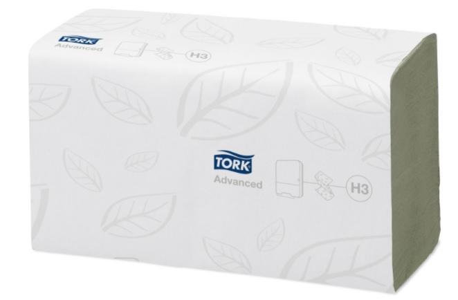 Papírové ručníky skládané TORK ADVANCED zelená H3 - 1krt
