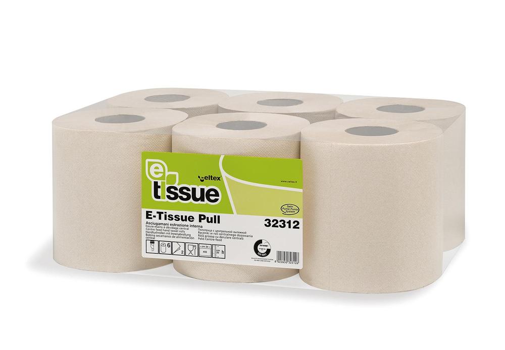 Papírové ručníky v roli CELTEX BIO E-Tissue 2vrstvy - 6ks