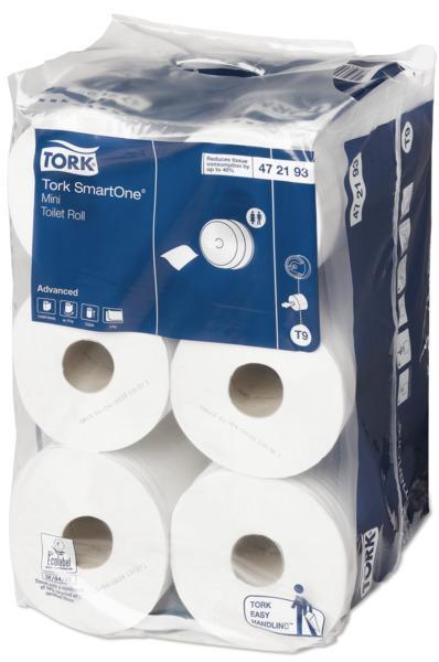 Toaletní papír TORK SmartOne mini se středovým odvíjením 2vrstvy T9 - 12ks