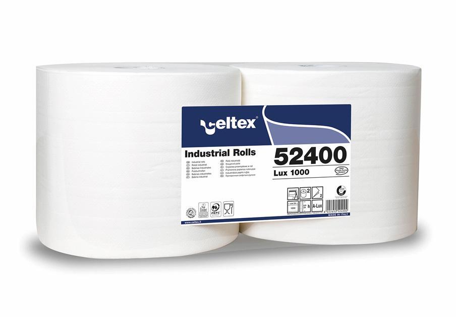 Průmyslová papírová utěrka CELTEX Lux 1000, šířka 24cm - 2ks