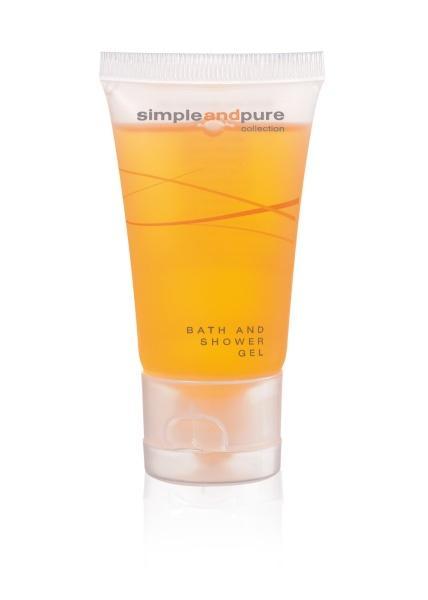 Hotelový sprchový gel v tubě 30ml Simple and Pure - 50ks