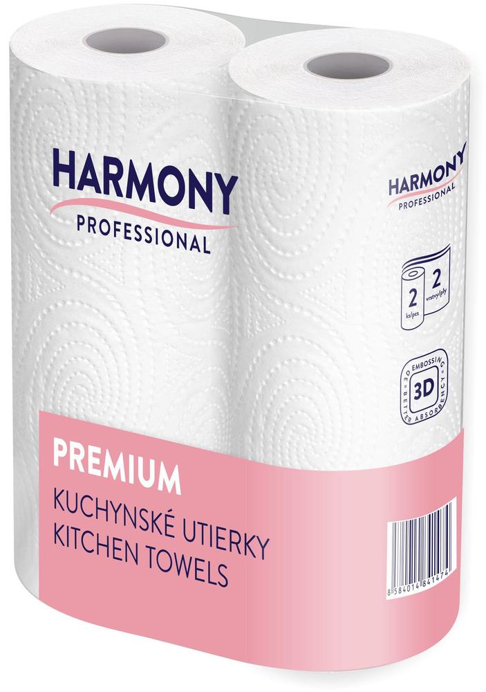 Papírové kuchyňské role Harmony Professional Comfort 11m - 2ks