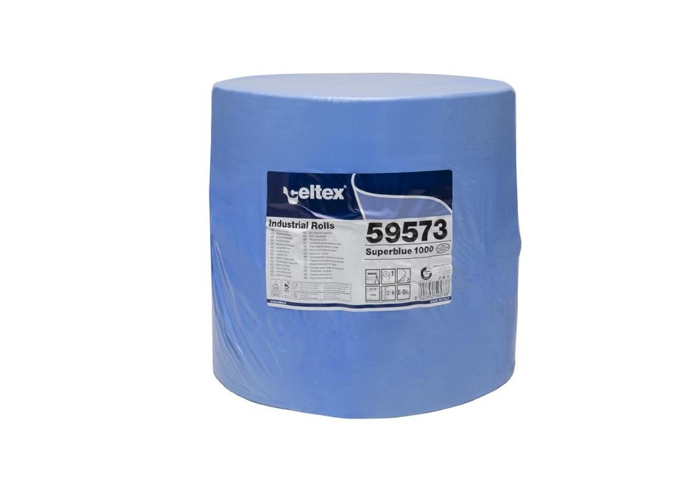 Průmyslová papírová utěrka CELTEX SuperBlue 1000, šířka 36cm, 3vrstvy - 1ks