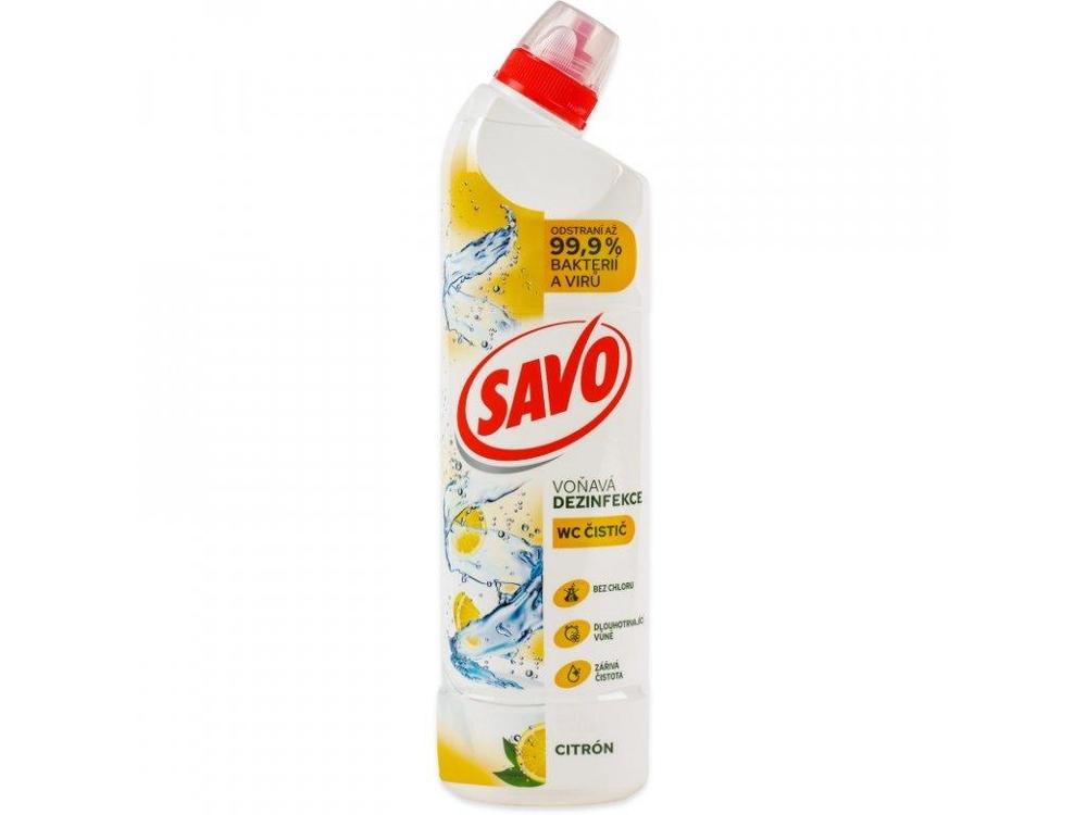 SAVO WC čistič citrón gel 700ml