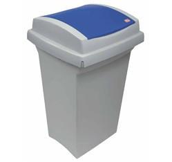 Nádoba na tříděný odpad - objem 50 l (modrá - papír)