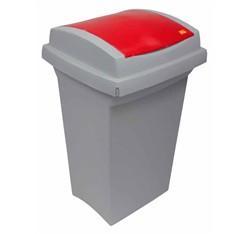 Nádoba na tříděný odpad - objem 50 l (červená - komunál)