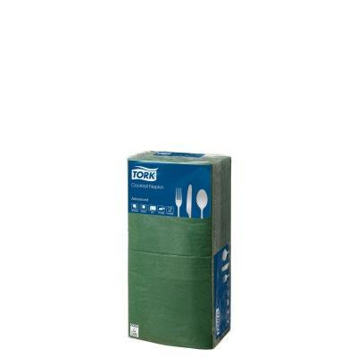 Papírové ubrousky TORK 2vrstvy 24x24cm zelené - 200ks