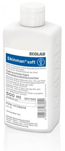 Dezinfekční prostředek Skinman Soft N 500ml na bázi alkoholu