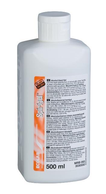 Dezinfekční přípravek Spirigel Complete 500ml na bázi alkoholu