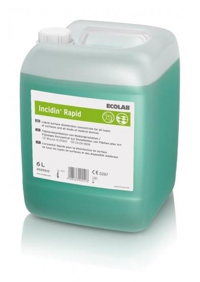 Dezinfekční přípravek Incidin Rapid 6l pro plochy a povrchy