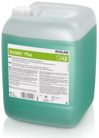 Dezinfekční koncentrovaný přípravek Incidin Plus 6l pro plochy a povrchy