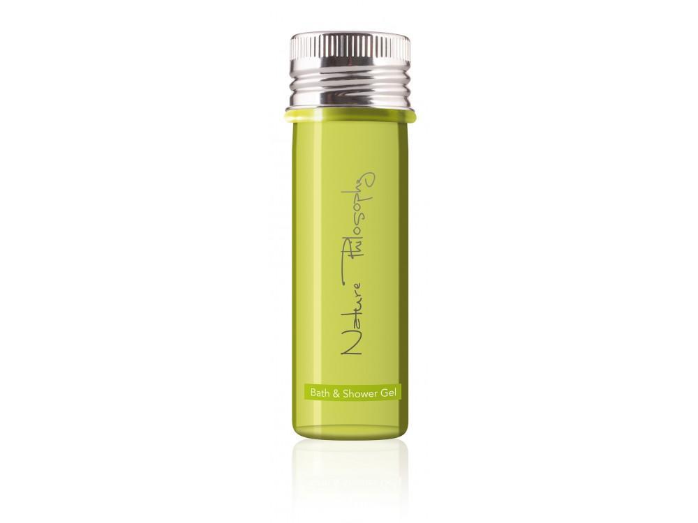 Luxusní hotelový sprchový gel 40ml v lahvičce Nature Philosophy - 50 ks