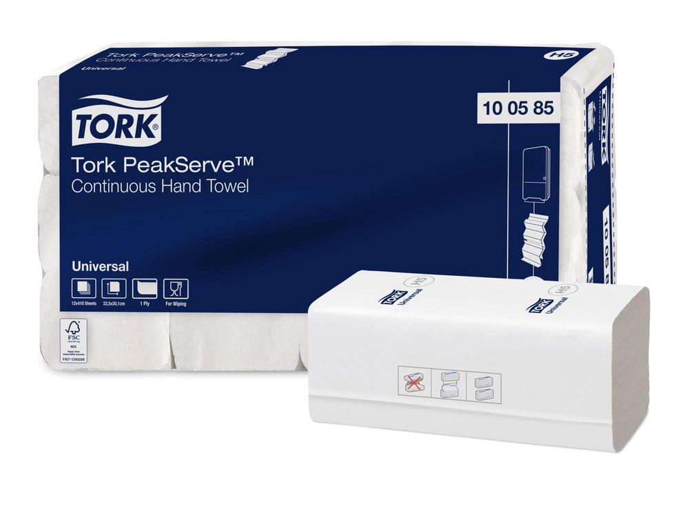 Papírové navazující ručníky TORK PeakServe® UNIVERSAL bílá H5 4920ks - 1krt