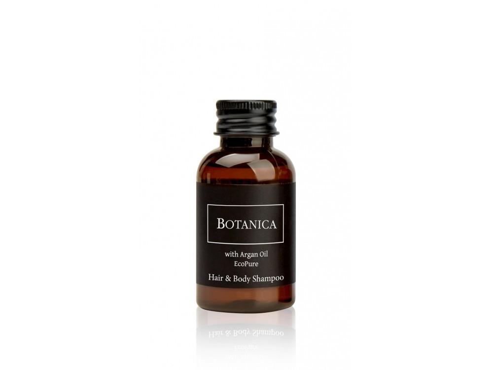 Luxusní hotelový vlasový a tělový šampón v lahvičce Botanica 40ml