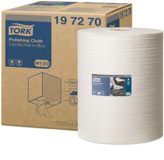 Průmyslová utěrka z netkané textílie Tork Premium - leštění malá role - 1ks