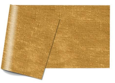 Papírový ubrus Infibra 100x100cm efekt netkané textílie - zlatá 20ks