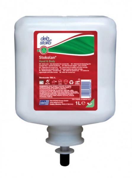 Parfémovaný regenerační krém DEB Stokolan Hand&Body 1l - 1ks