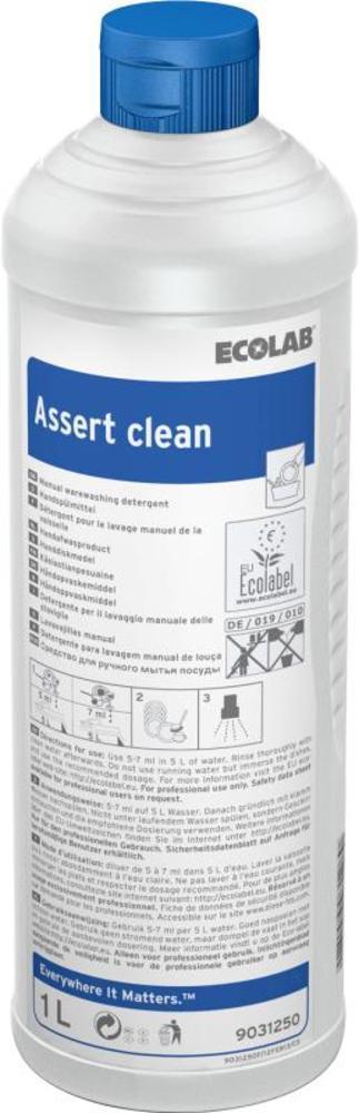 Tekutý jar na nádobí Assert Clean 1l, s ekoznačkou EU