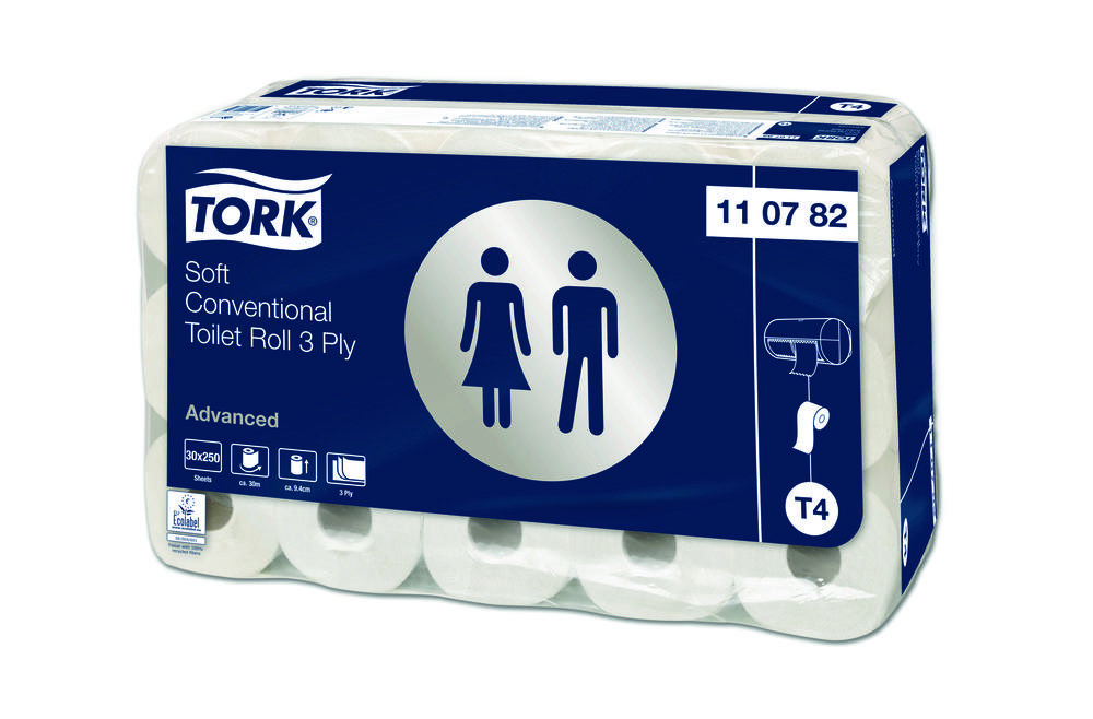 Toaletní papír TORK Advanced 3vrstvy 250 útržků - 30ks