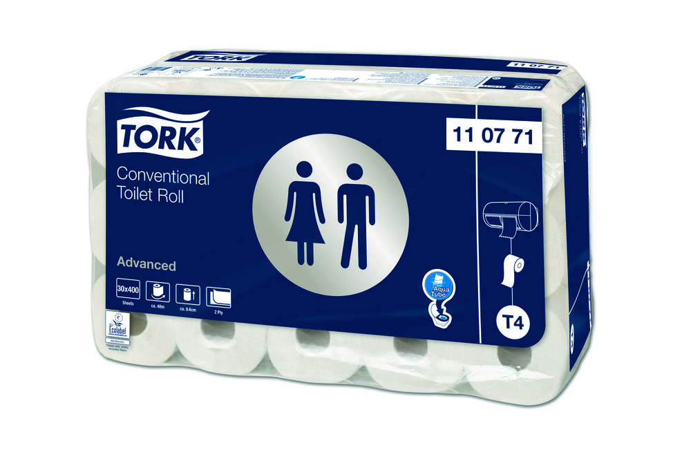 Toaletní papír TORK Advanced 2vrstvy 400útržků - 30ks