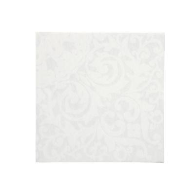 Ubrousky textilního charakteru TORK 39x39 bílé s perlovým dekorem - 50ks