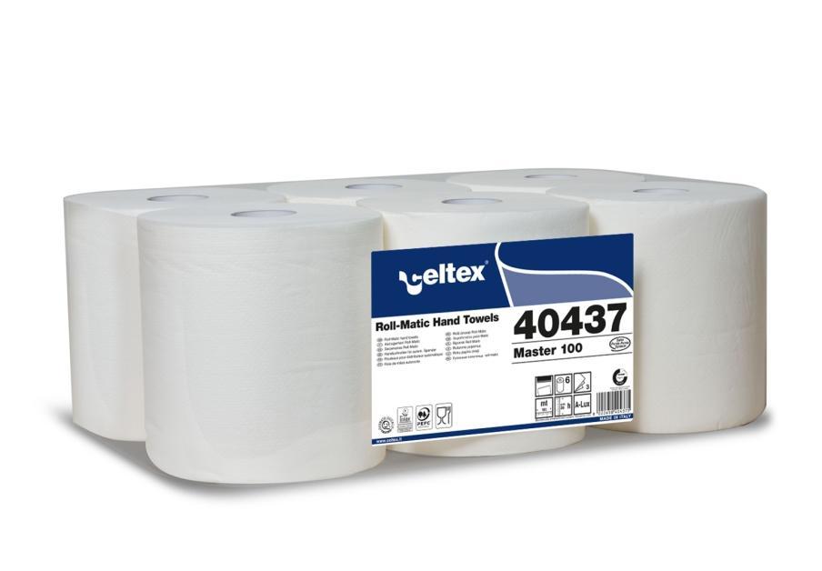 Papírové ručníky v Matic roli CELTEX BIO E-Tissue Master 100 - 6ks