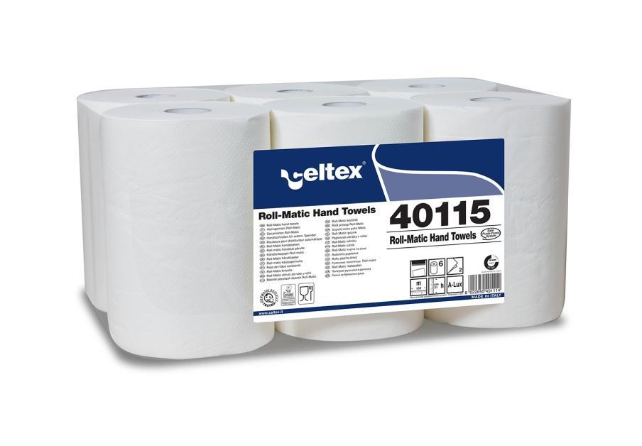 Papírové ručníky v Matic roli CELTEX Master 115 bílá - 6ks