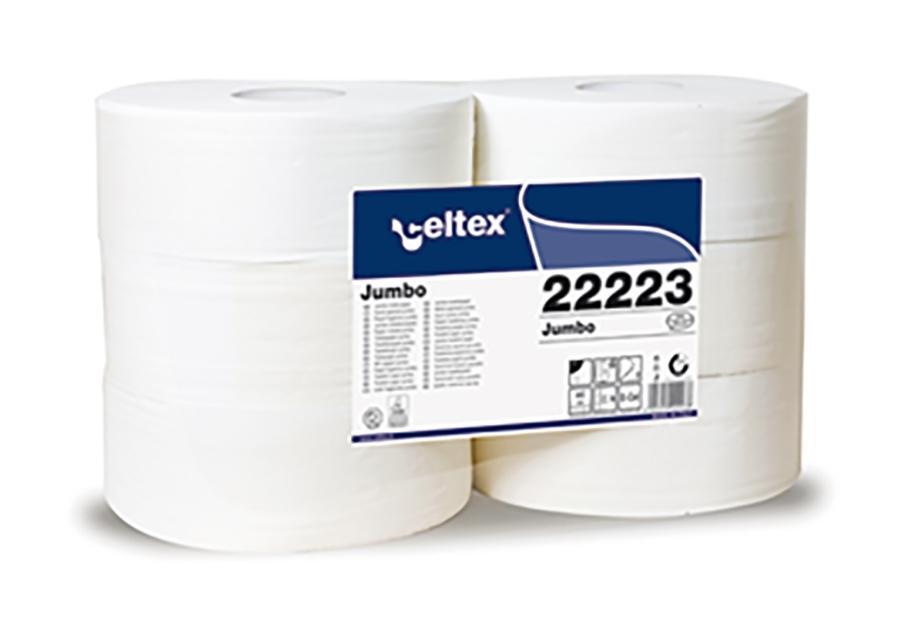 Toaletní papír Jumbo role CELTEX Lux 2vrstvy Neperforovaný - 6ks