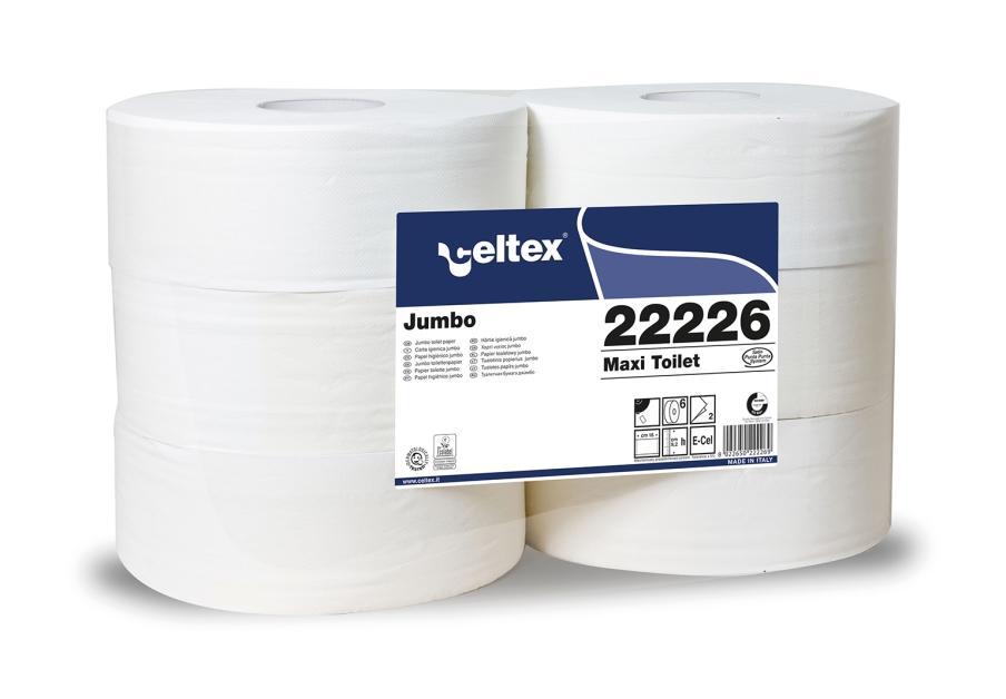 Toaletní papír Jumbo role CELTEX Maxi 2vrstvy - 6ks