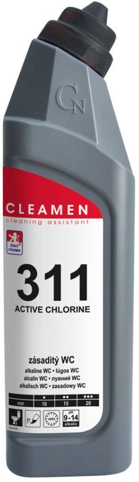 Cleamen 311 zásaditý na WC, keramiku a nerez 750 ml