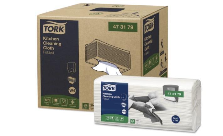 Netkaná textílie Tork Premium kuchyňská utěrka Top Pak W4 - 75ks