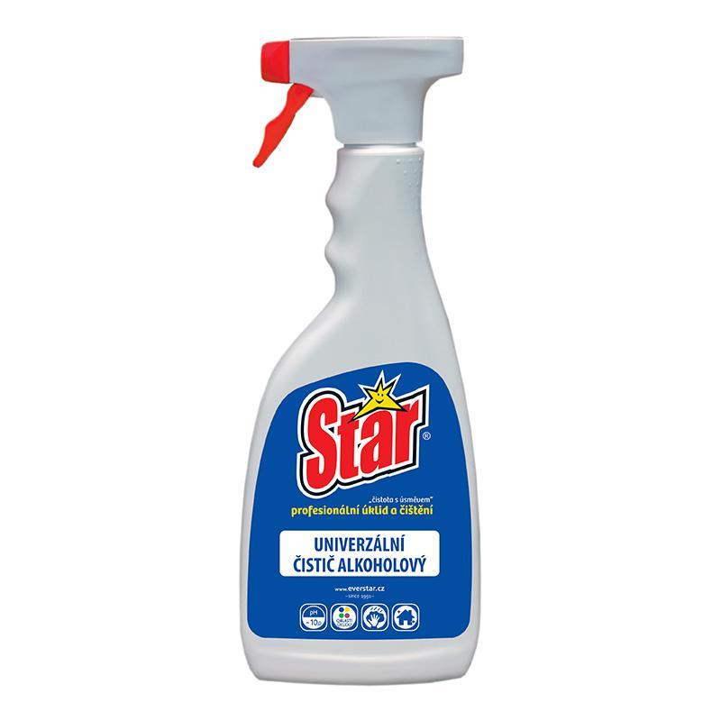 STAR Univerzální čistič alkoholový 500ml s rozprašovačem