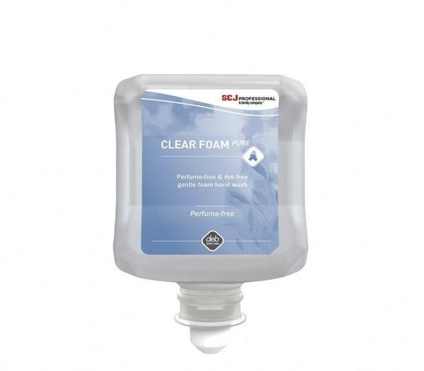 Luxusní pěnové mýdlo DEB Clear Foam PURE 1l - 1ks