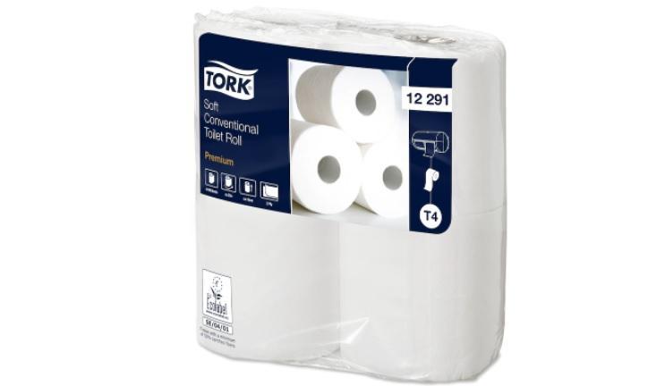 Toaletní papír TORK Premium 2vrstvy 198 útržků T4 - 4ks